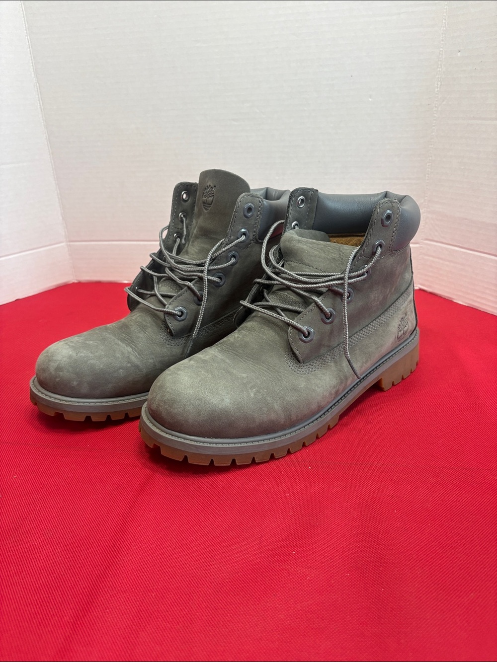 Timberland Men's Gray Waterproof Work Boots A1422 A0430 size 7